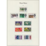 GREAT BRITAIN STAMPS 1953 to 1970 unmounted mint commems,