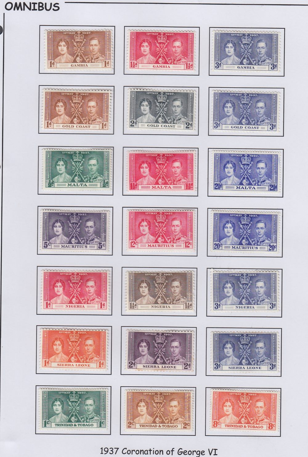 STAMPS Commonwealth mint and used sets and part sets GVI and QEII, - Image 2 of 3