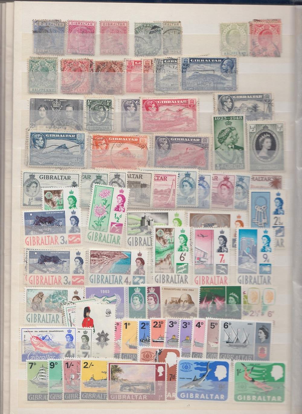 STAMPS : British Commonwealth mint and used accumulation in blue 64 page stock-book, - Image 2 of 3