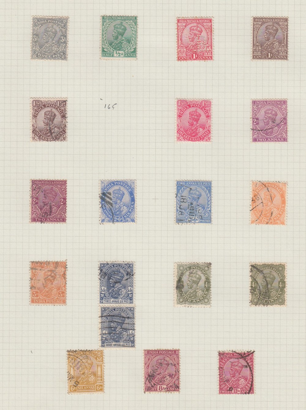 STAMPS INDIA 1905 to 1972 mint and used collection in Devon album