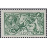 GREAT BRITAIN STAMPS 1913 £1 Green,