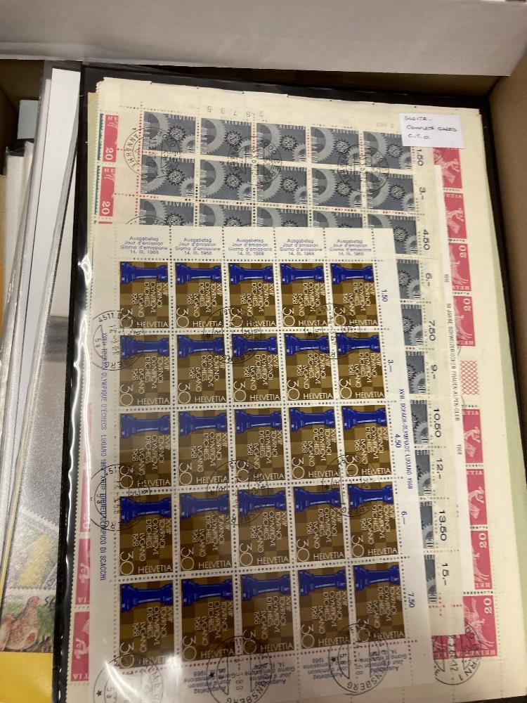 STAMPS WORLD, various mint & used on album pages, stock pages, in folders etc. - Image 4 of 5