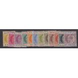 STAMPS CYPRUS 1904 mounted mint set of 12 to 45pi,