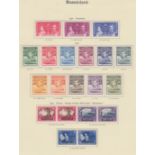 STAMPS BASUTOLAND 1937 to 1966 lightly mounted mint collection on printed album pages,