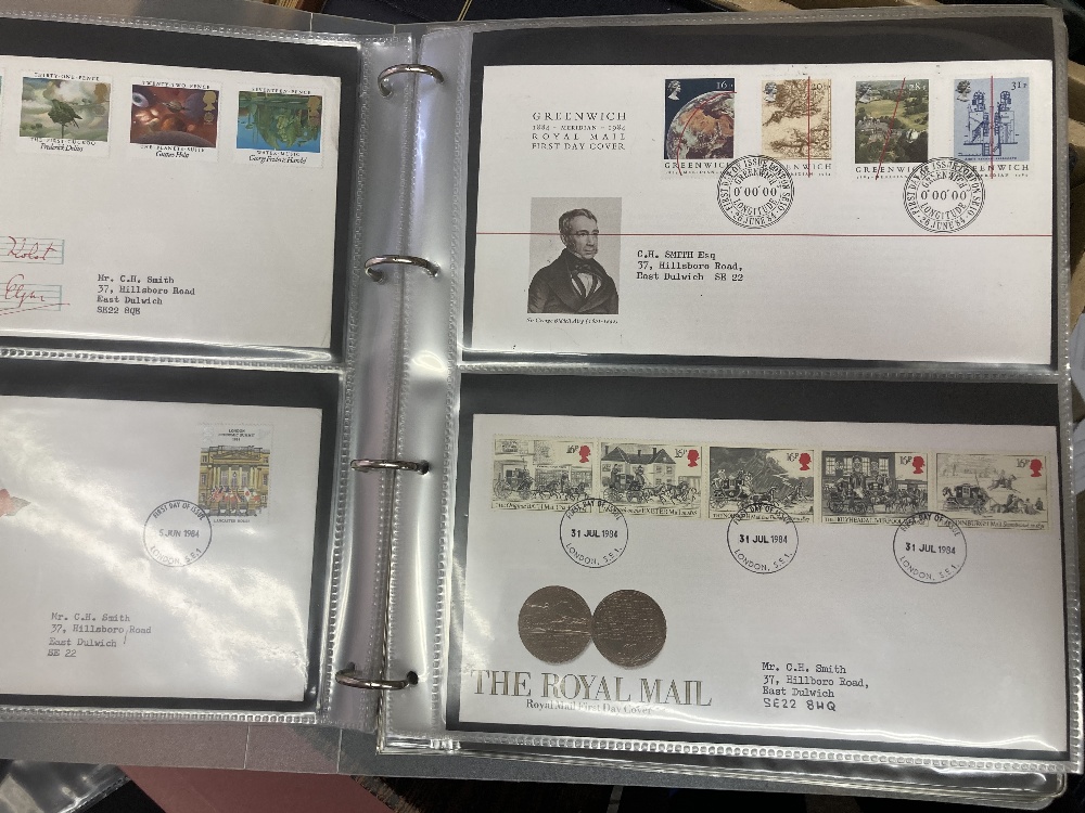 GREAT BRITAIN STAMPS : Box with various albums, stockbooks, cover albums etc. - Image 2 of 4