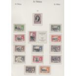 STAMPS ST HELENA : Unmounted mint collection on album pages 1953 - 1990 including 1953 set of 13 to