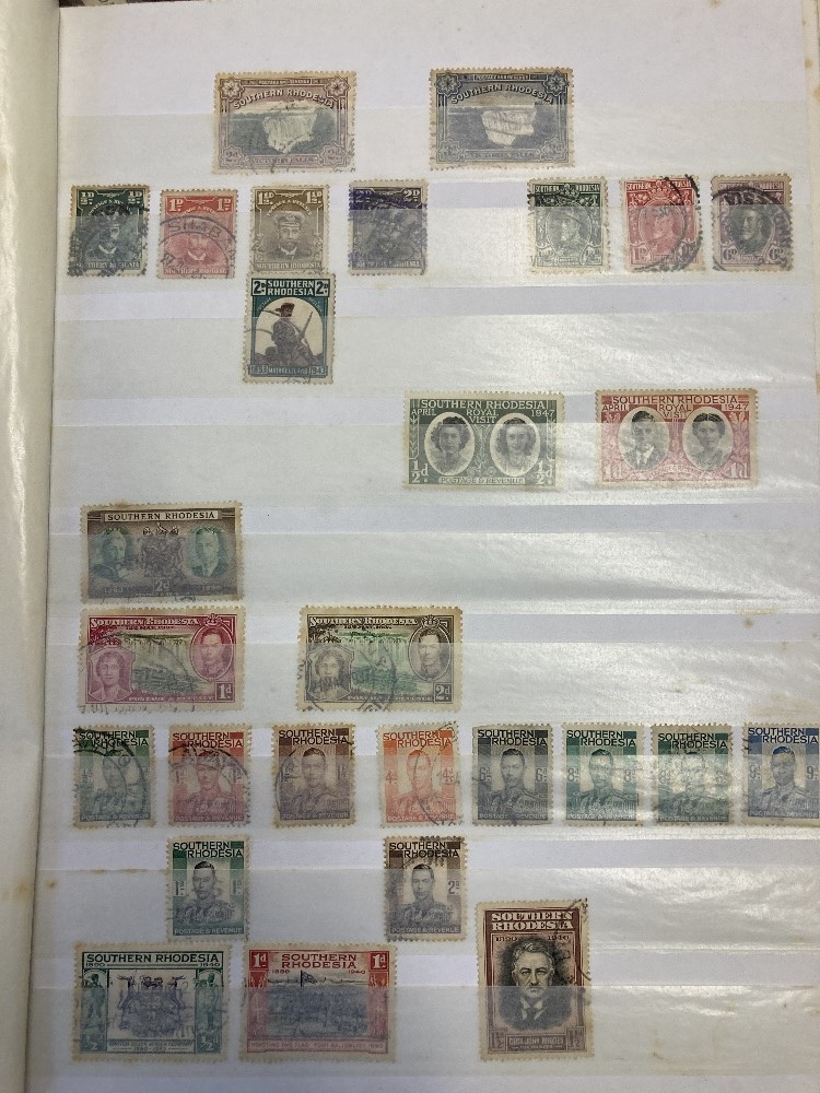 STAMPS BRITISH COMMONWEALTH, large box with ten stockbooks with various mint & used incl Australia, - Image 4 of 5