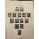 STAMPS AUSTRIA : Collection in green spring-back album 1945 - 69 plus further ring binder of pages