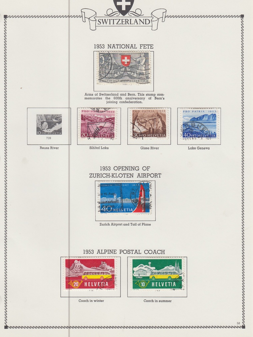 STAMPS SWITZERLAND : Two printed albums, - Image 2 of 2