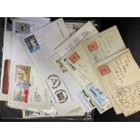 STAMPS Box of approx 300 first day covers and event covers in albums and loose