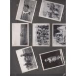 Album of contemporary photos from 1946 of British troops in Egypt, scenes of camps, towns, pyramids,