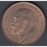 COINS 1925 Great Britain Half Penny in good to fine condition
