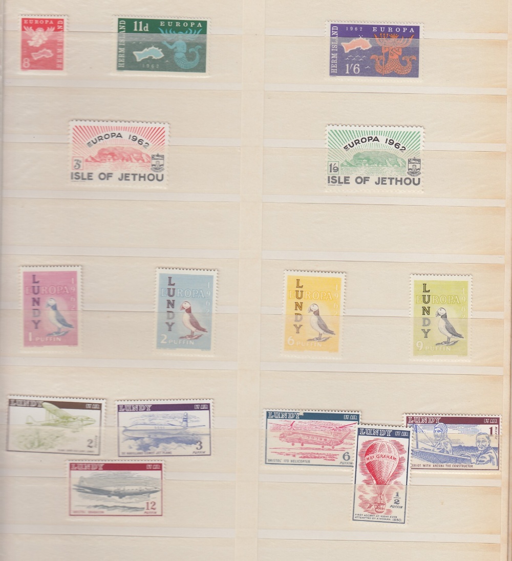 STAMPS WORLD, stockbook with various useful GB local issues incl Storma, Sark, Sanda Island, - Image 2 of 2