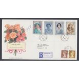 STAMPS FIRST DAY COVERS 1990 Queen Mother set on Royal Mail cover, typed addressed,