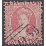 STAMPS BAHAMAS 1862 4d Dull Rose,