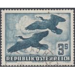 STAMPS AUSTRIA 1950 Birds 3s fine used Cat £160