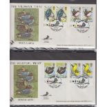 STAMPS FIRST DAY COVERS Two albums of early Benham BOCS official covers including Romney Hythe and