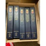 STAMPS 1971 onwards Royal Mail Hingeless stamp albums in 5 volumes (no stamps) pages 1 -27 missing