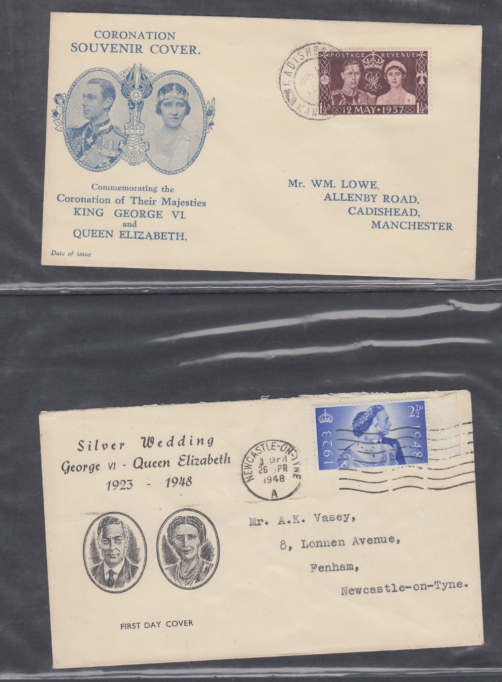 STAMPS FIRST DAY COVERS Album of first day covers 1937 to 1976 , some better covers noted,