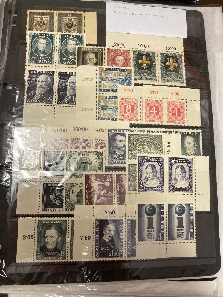 STAMPS WORLD, various mint & used on album pages, stock pages, in folders etc. - Image 3 of 5