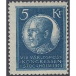 STAMPS SWEDEN 1924 8th Congress of UPU,