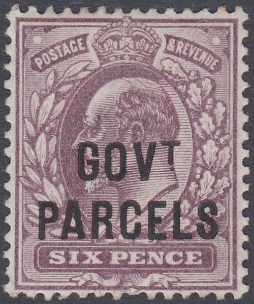 GREAT BRITAIN STAMPS 1902 6d Pale Dull P