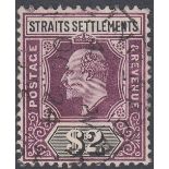 STAMPS MALAYA 1905 STRAITS SETTLEMENTS $