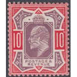 GREAT BRITAIN STAMPS 1902 10d Dull Purpl