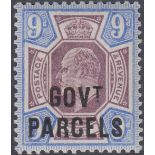 GREAT BRITAIN STAMPS 1902 9d Purple and