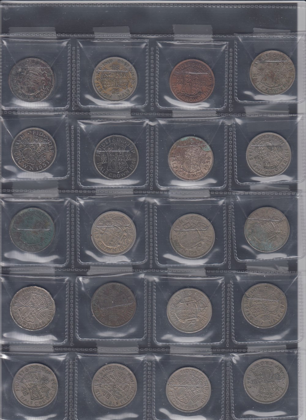 COINS : Album of mainly GB coins from George III to QEII period plus Irish and Commonwealth, - Image 3 of 3