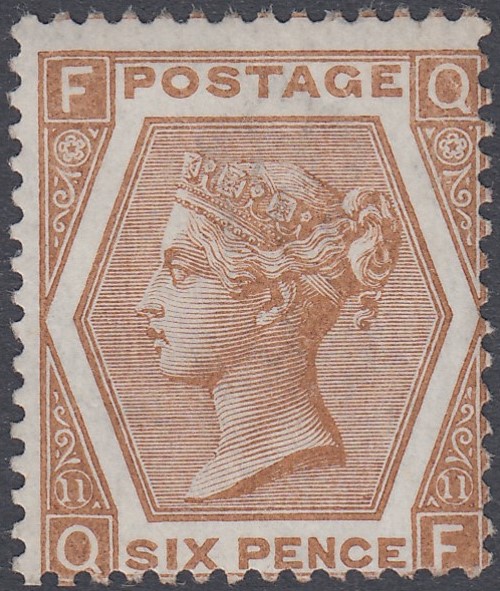 GREAT BRITAIN STAMPS 1872 6d Deep Chestn