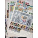 STAMPS : BRITISH VIRGIN ISLANDS, selection of U/M QEII issues on seven stock pages,