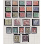 STAMPS GERMANY fine used collection on album pages from 1948 to 1965,
