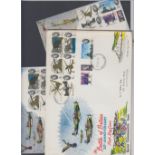 GREAT BRITIAN FIRST DAY COVERS : 1965 Battle of Britain,