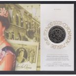 COINS : 2003 £5 Jubilee un-circulated coin in display folder