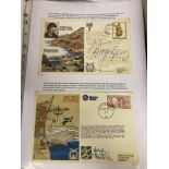 STAMPS POSTAL HISTORY : Box file of mainly RAF covers most signed,
