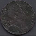 COINS : 1694 Great Britain William and Mary half penny,