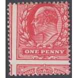 GREAT BRITAIN STAMPS : 1911 1d Rose Red, mounted mint example,