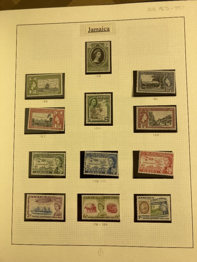 STAMPS : Twelve blue slipcase albums Commonwealth QEII sparsely filled but useful for expansion - Image 4 of 7
