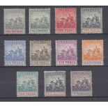 STAMPS BARBADOS : 1892 to 1920s mint collection on stockpages incl 1892 set, 1906 Nelson set,