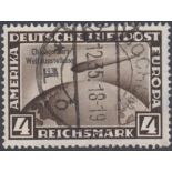 STAMPS GERMANY 1933 Graf Zeppelin 4m Chicago Flight fine used SG 512 Cat £325