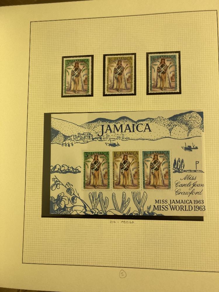 STAMPS : Twelve blue slipcase albums Commonwealth QEII sparsely filled but useful for expansion - Image 3 of 7