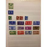 GREAT BRITAIN STAMPS : Album of mainly mint issues in red Lighthouse album, 1951 Festival HV's,