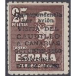 STAMPS SPAIN 1950 General Franco's Cannary Island Visit,