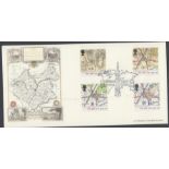 GREAT BRITAIN FIRST DAY COVERS 1991 Ordnance Survey, Birthplace of Tourism,