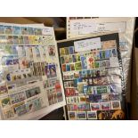 STAMPS : GUERNSEY, box with various U/M issues on dozens of stock pages, with many useful sets,