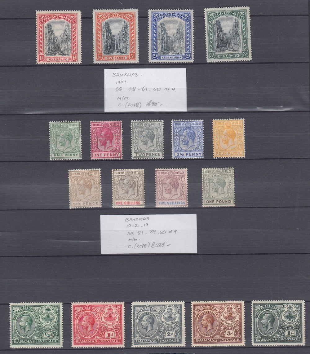 STAMPS : BRITISH WEST INDIES, mint collection on stockpages with mostly EDVII & GV sets.