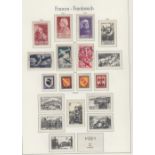 STAMPS FRANCE Lighthouse album 1944-72 mint collection, a good clean starter collection,