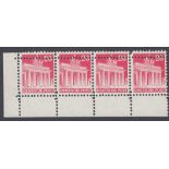 STAMPS GERMANY 1948 British and American Zone aid to Berlin 20pf unmounted mint strip of 4 with