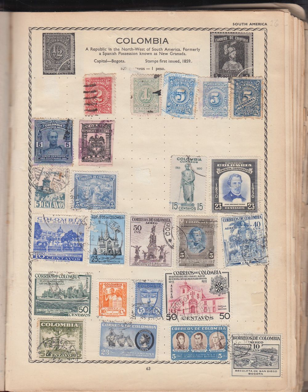 STAMPS : Old Triumph album with 100's early to modern, condition mixed,